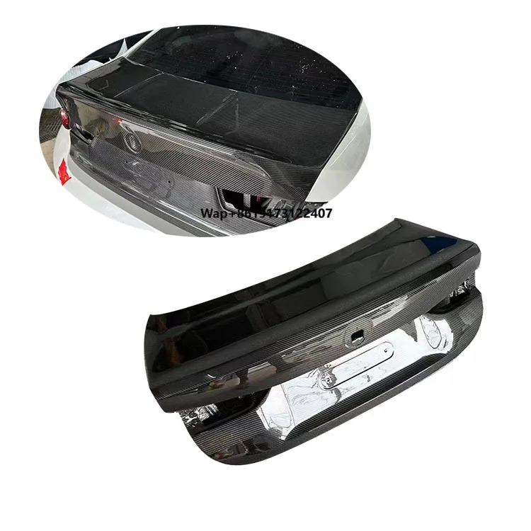 G80  G20 G28  M3 Carbon Fiber Tailgate Cover 330i M340i M Sports Sedan  2019-2024 CSL Type Carbon Fiber Rear Trunk Lid